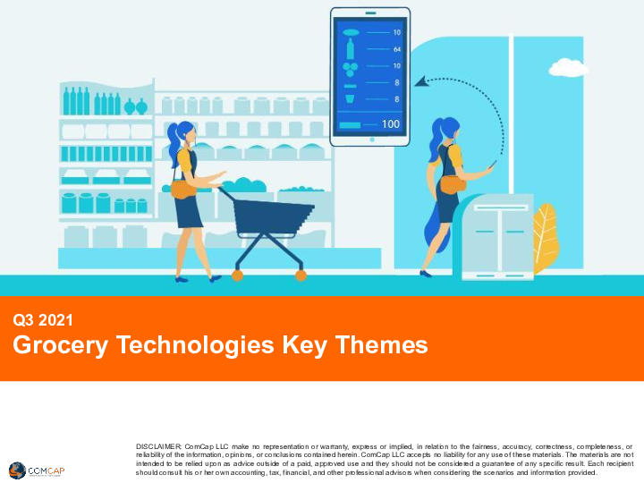 ComCap Grocery Technologies Key Themes Q3 2021