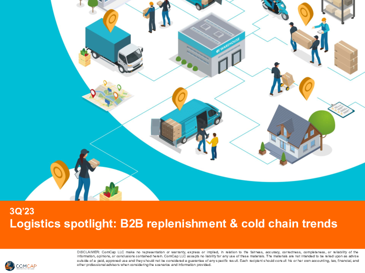 Logistics spotlight: B2B replenishment & cold chain trends